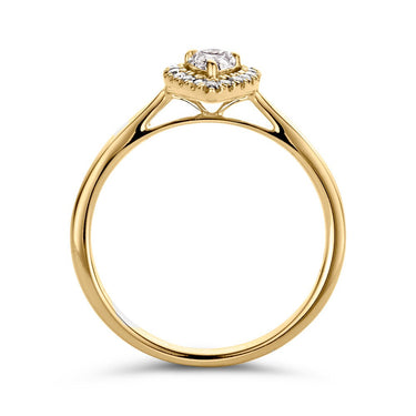 Elin Verlovingsring 0.30ct Geelgoud