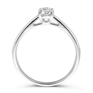 Franky Verlovingsring 0.30ct Witgoud