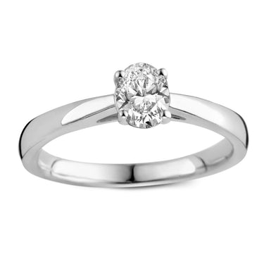 Franky Verlovingsring 0.30ct Witgoud