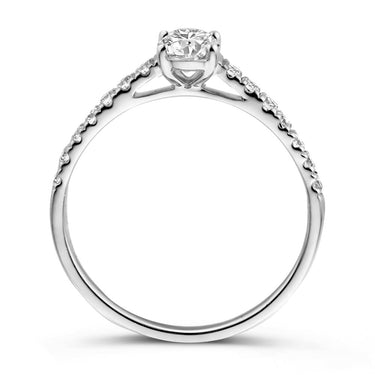 Franky Royal Verlovingsring 0.48ct Witgoud