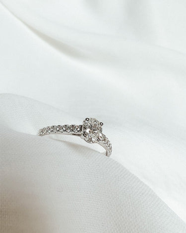 Franky Royal Verlovingsring 0.75ct Witgoud