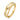 Cross-over Ring 14k Geelgoud