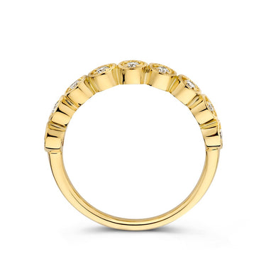 Diamanten Ring 0.20ct Geelgoud