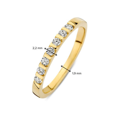 Ring Zirkonia Geelgoud