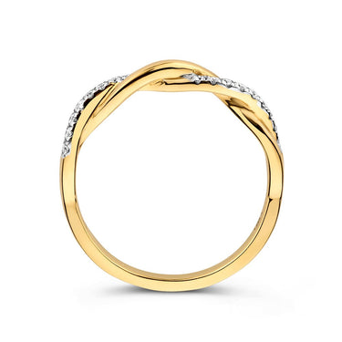 Jackie Verlovingsring 0.15ct Geelgoud