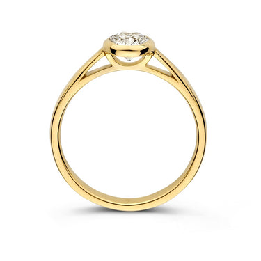 Lily Verlovingsring 0.75ct Geelgoud
