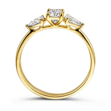 Lize Verlovingsring 0.90ct Geelgoud