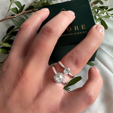 Nora Verlovingsring 0.50ct Witgoud