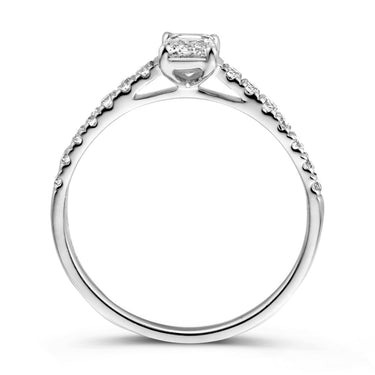 Nora Royal Verlovingsring 0.75ct Witgoud