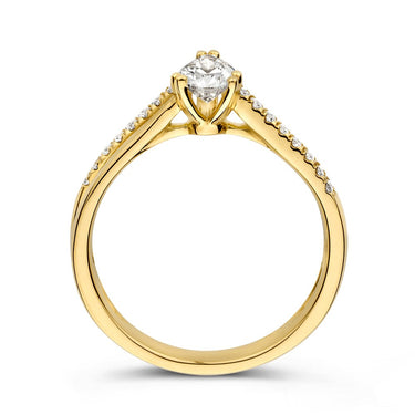 Zoë Verlovingsring 0.60ct Geelgoud